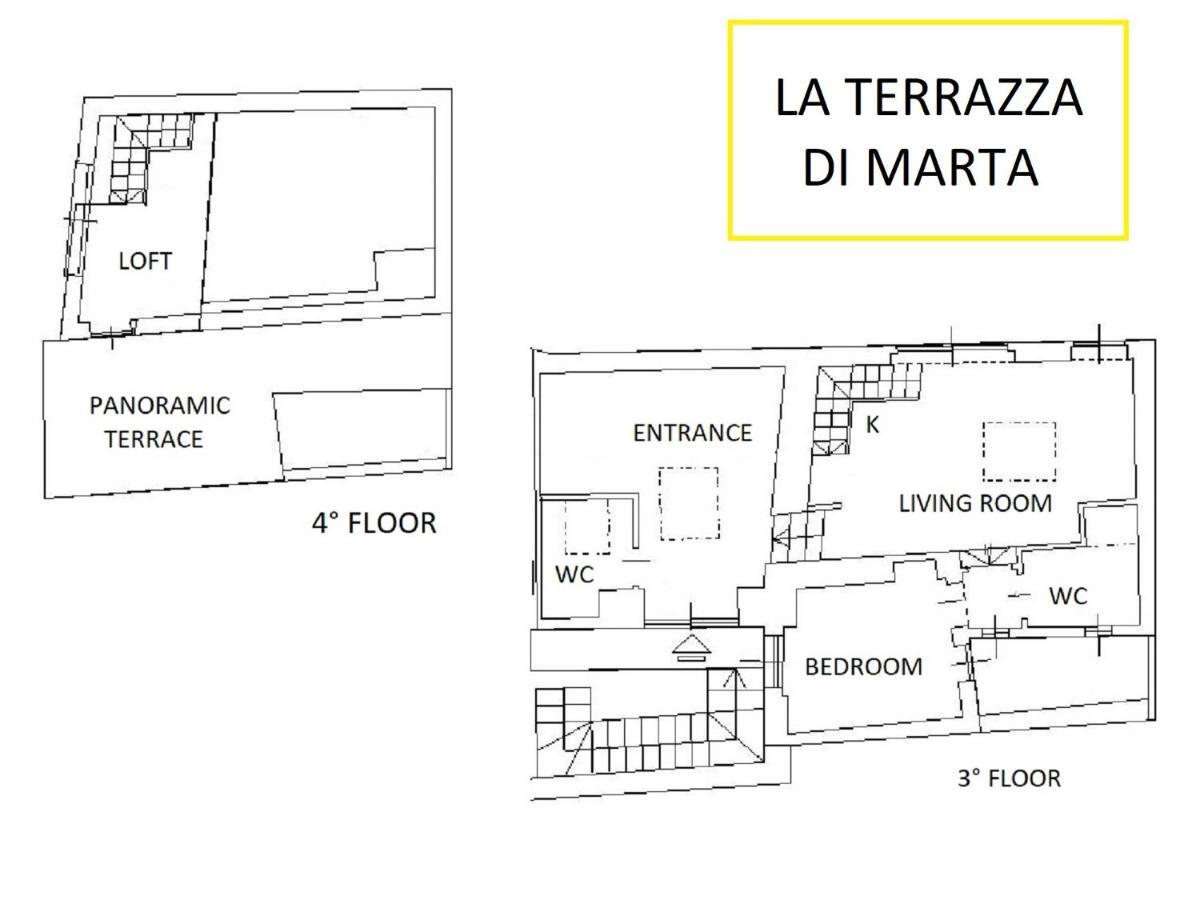 瓦伦纳La Terrazza Di Marta公寓 外观 照片